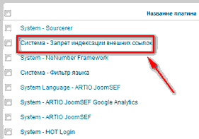 Плагин NoExtLinks Схема